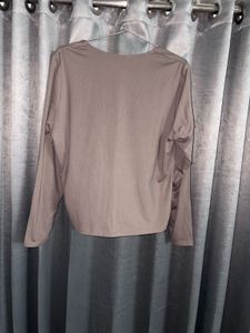 Women's Long Sleeve Square Neck Top