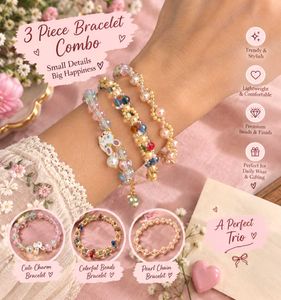 pack of 3  Korean beaded bracelet