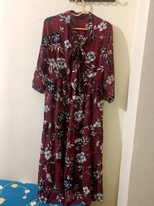 Floral Print Midi Dress