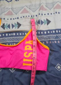 Pink USPA Sports Bra