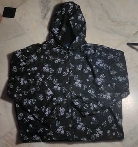 Floral Print Zip-Up Jacket LR-84