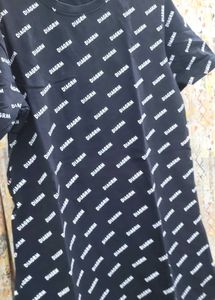 Black DIAGRM All-Over Print T-Shirt