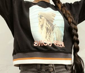 Black Sweatshirt TOP