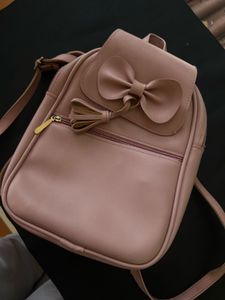 Cute Pink Bow Mini Backpack