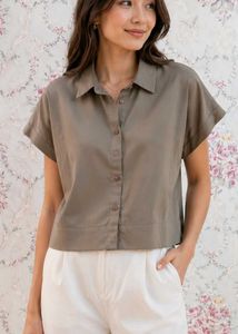 Stylish Women's Olive Green Top