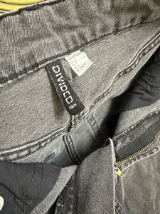 H&amp;M Divided Grey Wash Skirt