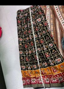 Bohemian Elephant Print Maxi Skirt