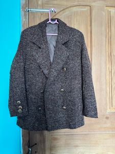 Vintage Wool Blend Overcoat