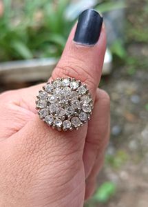 Stone Finger Ring Adjustable