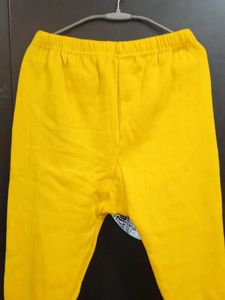 Vibrant Yellow Ethnic Leggings