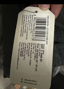 Men's Dark Grey Chinos