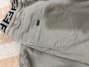 Fendi Style Casual Cargo Pants