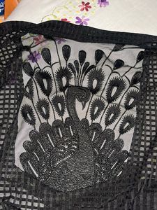 elegant black shrug