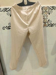 Stylish Beige Blazer with Unique Print