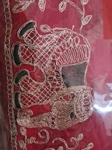 Karwa choth special  Figure print saari