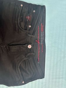 Black/cola color Denim Jeans
