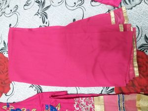 Pink Embroidered Salwar Kameez