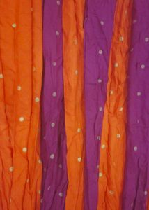 Vibrant skirt with Gold Accents