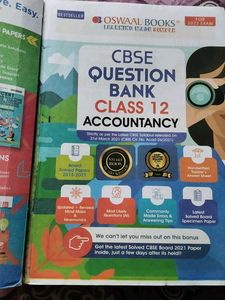 Oswaal CBSE Class 12 Accountancy Question Bank