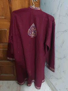 woolen Embroidered beautiful kashmiri Kurta Jacket