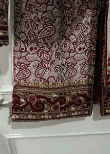 Marron Sherwani With Removebal Coti