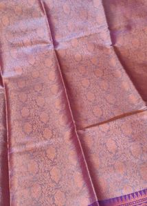 Lilac Tanchoi Brocade Saree