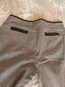 Imported Checked Woollen Trouser