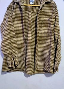 Unisex Plaid Overshirt Jacket