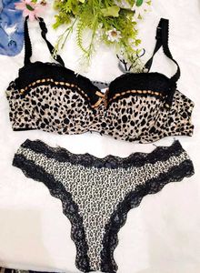 Leopard Print Lingerie Set