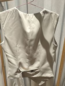 Brand New Beige Tailored Waistcoat – XS