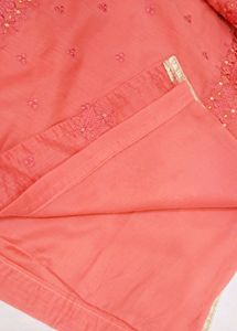 Gajari Color Beautiful Suit Set With Lining