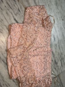 Sparkling Pink Lace blouse