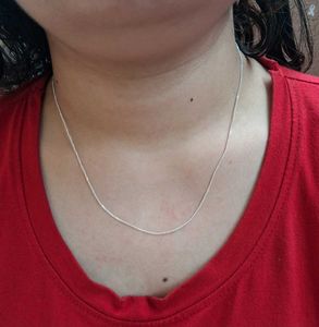 Elegant Silver Chain Necklace