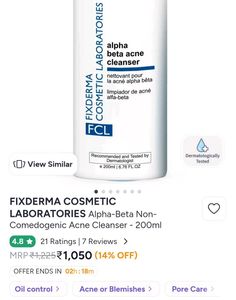 FCL Alpha Beta Acne Cleanser