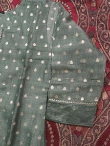 Elegant Green Kurta Set with Dupatta