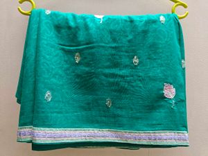 Elegant Green Saree