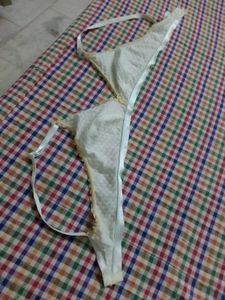 self design bra and panty set