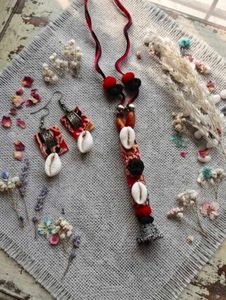 Boho Tribal Necklace & Earring Set