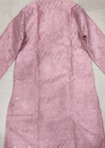 Elegant Pink Sequined Kurta 'NO OFFERS'