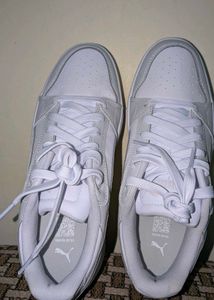 Puma White Platform Sneakers