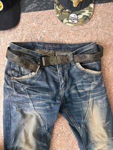 Stylish Men's Blue Washed Denim Jeans