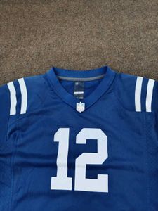 Men's Royal Blue Football Jersey #12