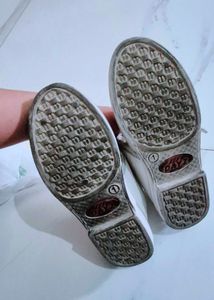 Pairs Of 2 Black N White Casual School Shoes Girl