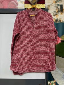 Men's Indian Print Kurta pure cotton