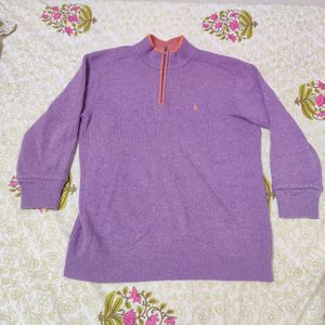 Mens Purple Chain Sweater
