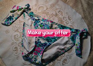 Floral Tie-Side Bikini Bottoms