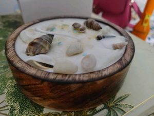 Ocean Breeze Seashell Candle