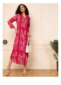 Pink Tie-Dye Kurta