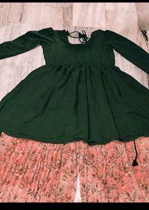 Short Frock Kurti With Plazzo Set