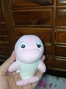 Cute Pink Dolphin Plush Toy 🐬